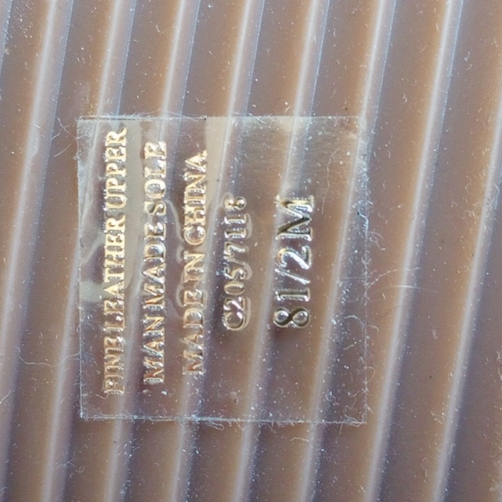 NWT $88 Splendid Leather Puff Sandals 8.5 Black Contoured Footbed - Picture 6 of 6